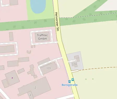 Kartenausschnitt: TRAFFITEC GmbH, Hervorster Str. 175, 47574 Goch
